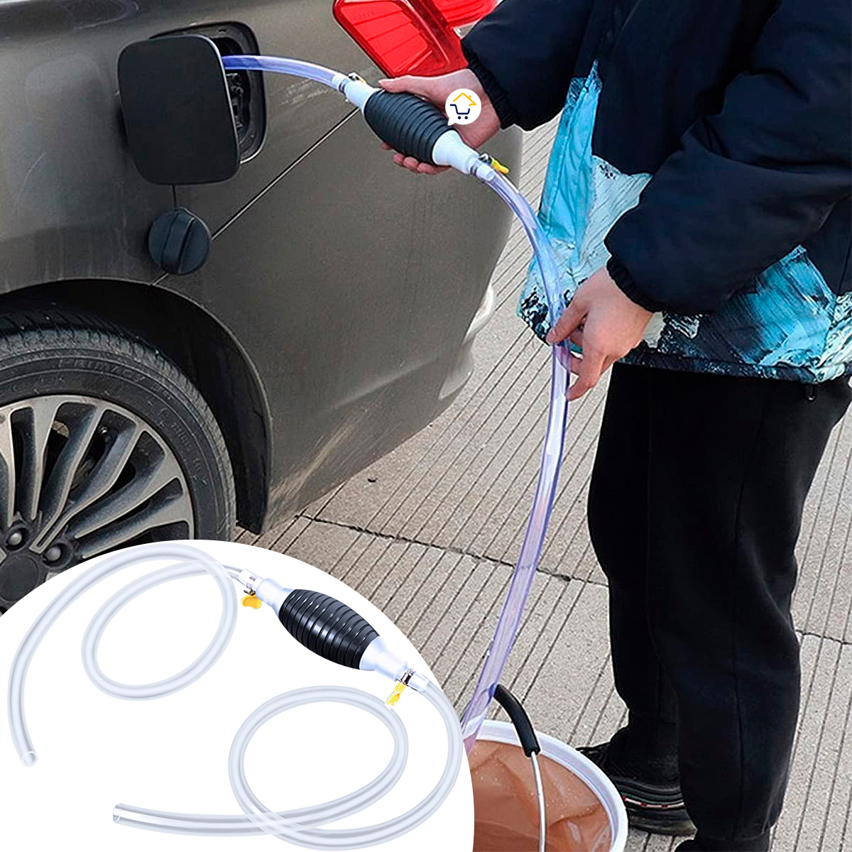 Miniatura 4 de Bomba Manual Manguera Gasolina 7221